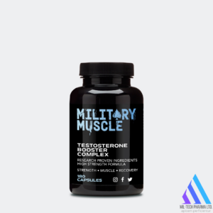 military Muscle test booster bottle